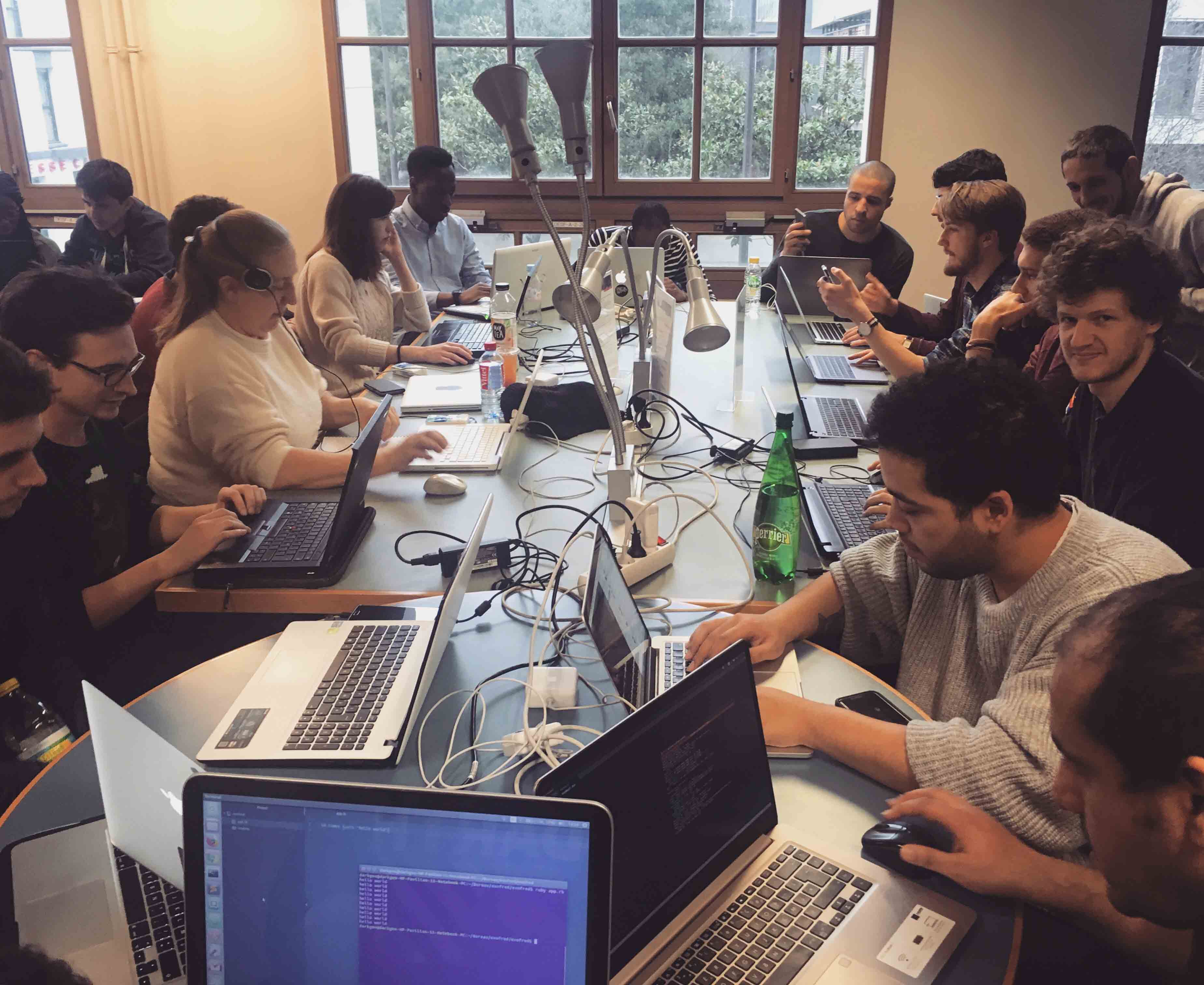 étudiants en reconversion vers le développement web